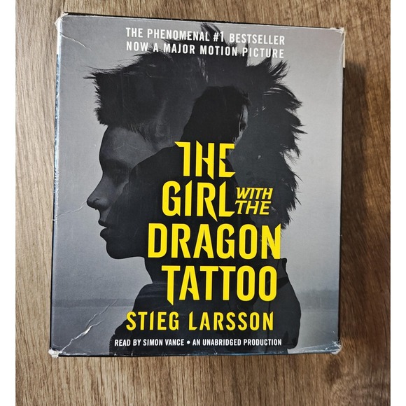 Stieg‎ Larsson Millennium Trilogy 3 Audiobook CD Set Simon Vance Unabridged Lot - Picture 2 of 8